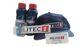 2 unidades Militec-1 Original 200ml + Adesivo, Etiqueta, Chaveiro e Boné Militec