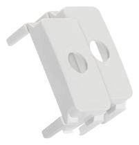 2 Unidades Módulo Saída De Fio Branco B3 Margirius 2 Unidades Módulo Saída De Fio Branco B3 Margirius