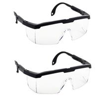 2 unidades oculos segurança e proteção incolor mod. c/c.a-rj medihosp ca:34.082