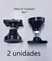 2 Unidades pé nivelador para mesa de sinuca/bilhar/snooker/pebolim - Tacos Gold