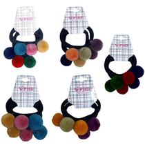 2 Unidades Rabicó Elástico Cabelo Prendedor Xuxinha Feminina