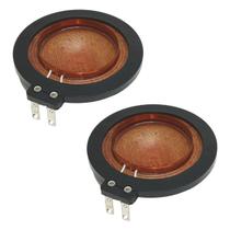 2 Unidades Reparo Driver Fenólico RD 350 Completo 100w Rms Corneta Membrana Compatível Ramos RD350 Premium 8 Ohms