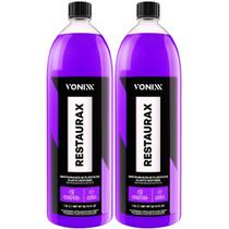 2 Unidades Restaurador De Plásticos Internos E Externos 1,5L Vonixx