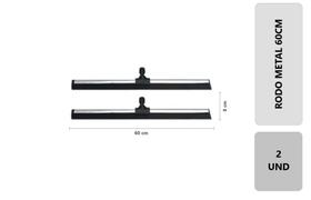 2 Unidades Rodo Para Limpeza De metal Grande Reforçado Eva Duplo 60 Cm Puxa E Seca Banheiro Multiuso Sem Cabo 2 Unidades Rodo Para Limpeza De metal Grande Reforçado Eva Duplo 60 Cm Puxa E Seca Banheiro Multiuso Sem Cabo