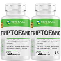 2 Unidades Triptofano 120 cápsulas Floral Ervas