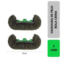 2 Unidades Vassoura Bola De Pelo Natural Crina Macia 35 Cm Para Limpeza De Pisos Delicados Sem Cabo 2 Unidades Vassoura Bola De Pelo Natural Crina Macia 35 Cm Para Limpeza De Pisos Delicados Sem Cabo