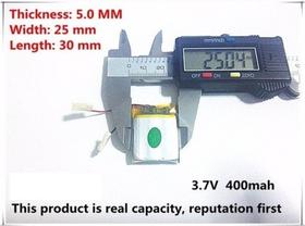 2 Unidades502533 400 Mah 2 Fios 3,7v Bt Intercom Headset -