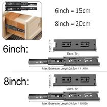 2 unids / lote Mini Cajón Diapositivas de acero corta Mueble - generic