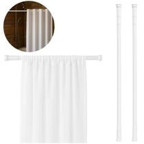 2 Varão Extensível Box Banheiro 70 a 120cm Hotel Residência