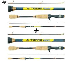 2 Varas Para Carretilha Albatroz Topaz 5"6" (1,68m) 6-12Lb TPZ562M - 2 Partes