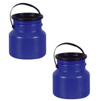 2 Vasilhame Leiteira Galão 2 Litros De Leite Bombona Injesul 2 Vasilhame Leiteira Galão 2 Litros De Leite Bombona Injesul