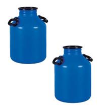 2 Vasilhame Leiteira Galão 20 Litros De Leite Bombona Injesul 2 Vasilhame Leiteira Galão 20 Litros De Leite Bombona Injesul