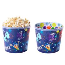 2 Vasilhas para Pipoca Balde Infantil Divertidamente 2 Litros