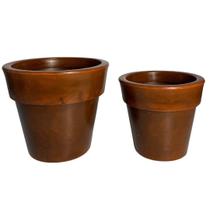 2 Vaso Decorativo De Polietileno Para Planta Interna e de Jardim - Alpe & Aritana