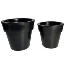 2 Vaso Decorativo De Polietileno Para Planta Interna e Jardim