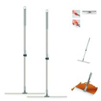 2 Vassouras Rodo Mágico Silicone Inox Flexível 180 Limpeza