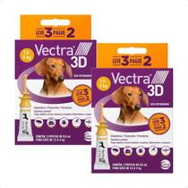 2 Vectra 3d Antipulgas E Carrapatos Ceva Para Cães 1,5 A 4kg