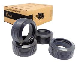 2 Vedador Retentor Tubo Centrifugação Compatível C/ Brastemp 2 Vedador Retentor Tubo Centrifugação Compatível C/ Brastemp