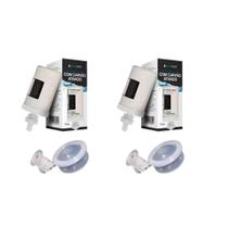 2 Vela para Filtro De Barro Com Carvão Ativado + 2 Boia Dosadora - Oasis