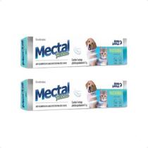 2 Vermífugo Mectal Filhotes Para Caes E Gatos Pasta Oral 14g