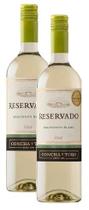 2 Vinho Branco Concha y Toro Reservado Sauvignon Blanc 750ml