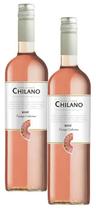 2 vinho chilano fino rosé meio seco vintage collection 750ml