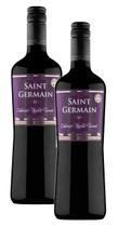 2 Vinho Tinto Suave Saint Germain Cabernet Sauvignon 750ml
