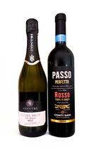 2 Vinhos Italianos Secos Passo Perfetto e Contri 750ml