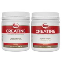 2 Vitafor Creatina Monohidratada De Alta Pureza 300g Sem Sabor