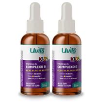 2 Vitaminas Do Complexo B Kids 30ml Gotas - Uvits 2 Vitaminas Do Complexo B Kids 30ml Gotas - Uvits