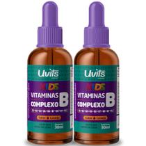 2 Vitaminas Do Complexo B Kids 30ml Gotas - Uvits