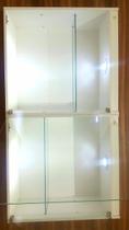 2 Vitrines Suspensas Com Led Branca