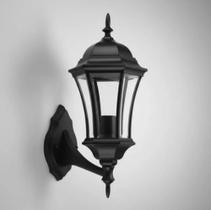 2 X Arandela Clássica Colonial 50cm Em Alumínio Preto