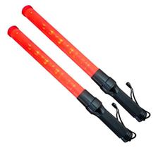 2 x Bastão p/ Flanelinhas Estacionamento Sinalizador de transito Led 54 CM - KIt c/2 pçs 2 x Bastão p/ Flanelinhas Estacionamento Sinalizador de transito Led 54 CM - KIt c/2 pçs