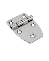 2 X Dobradiça Náutica Assimétrica Medida 38x52mm Inox Mahler