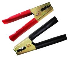 2 X Garras Grande Jacaré Reforçada Profissional Baterias