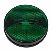 2 X Luz Lanterna Lateral 3led Bivolt Carreta/caminhão Randon 85mm Esmeralda (Verde)