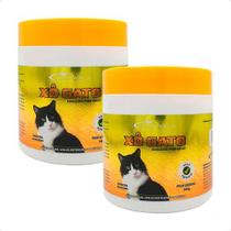 2 Xô Gato Quimiagri Educador Repelente De Gatos - 300g