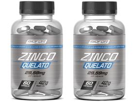 2 Zinco Quelato 29,59mg 120 Cápsulas Biofor - Sem Sabor 2 Zinco Quelato 29,59mg 120 Cápsulas Biofor - Sem Sabor