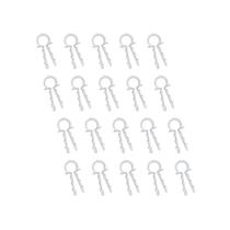 20 Abraçadeira Bucha Fixação Mangueira Dreno Split Branca 20 Abraçadeira Bucha Fixação Mangueira Dreno Split Branca