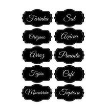 20 Adesivos De Tempero Preto 20 Adesivos De Tempero Preto