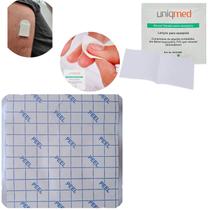 20 Adesivos Ret. Protege Segura Fixar Sensor Libre + 20 Swab Limpeza Pele