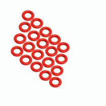 20 Anel Oring Silicone Laranja 701 Shore A 7,52mm x 3,53MM