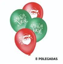 20 Balões Festa Natal 8 Polegadas Piffer Inspire Sua Festa Loja 20 Balões Festa Natal 8 Polegadas Piffer Inspire Sua Festa Loja