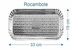 20 Bandeja de Bolo Rocambole Laminado Prateado