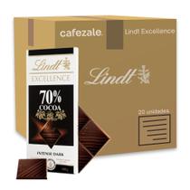 20 Barras, Chocolate, Lindt Excellence, 70% Cacau, 100g 20 Barras, Chocolate, Lindt Excellence, 70% Cacau, 100g