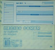 20 Blocos de Recibo Comun Com Canhoto 200mm X 90 c/ 950Fls - Miguel Marchetti