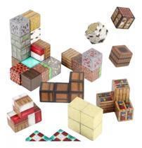 20 Blocos Magnéticos Minecraft Variados Aleatório Construção