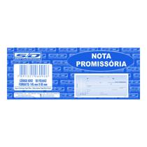 20 Blocos Mini Nota Promissória Amarela Pequena C/ 50 Folhas