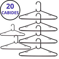 20 Cabide adulto Titureiro De Luxo Executivo Reforçado Organizar Roupas Closet -PRETO 20 Cabide adulto Titureiro De Luxo Executivo Reforçado Organizar Roupas Closet -PRETO